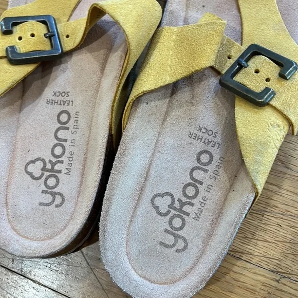 Leather upper womens sandals Yokono - Picture 2 of 3